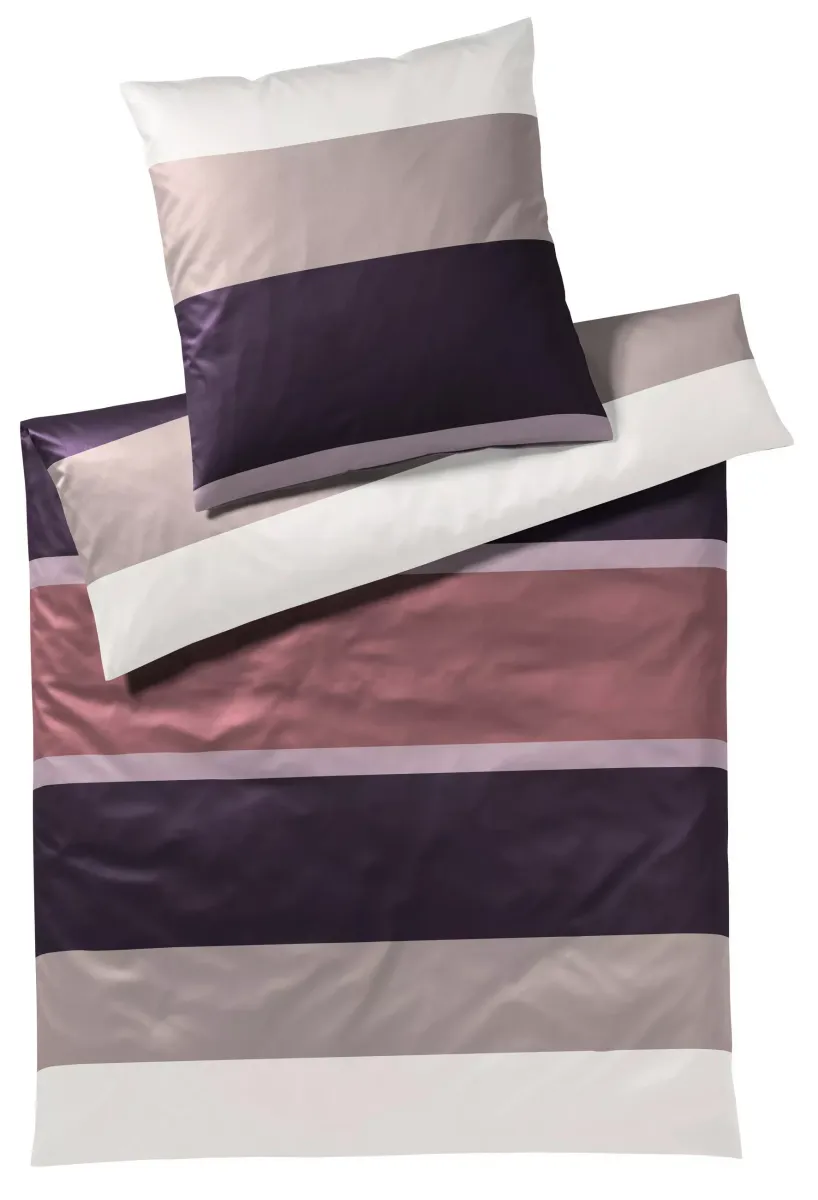 POSTELJINA MOOD 140/200 cm makosaten lila, ljubičasta, bež