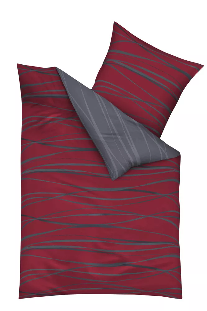 POSTELJINA MOTION 140/200 cm saten crvena