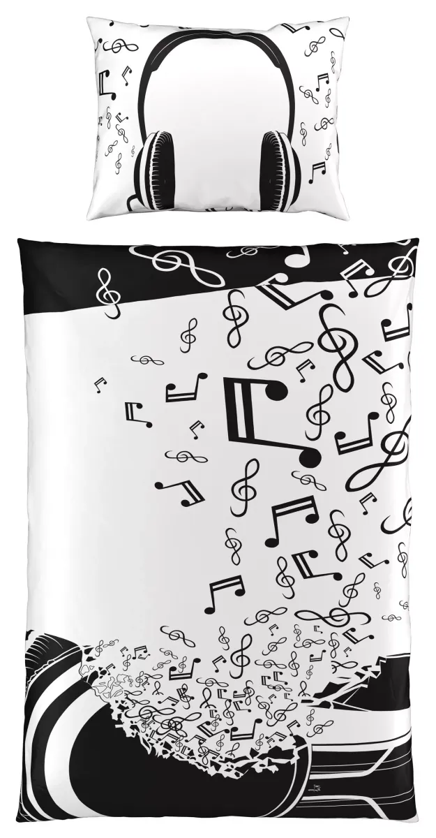 POSTELJINA SA DVA LICA MUSIC 140/200 cm