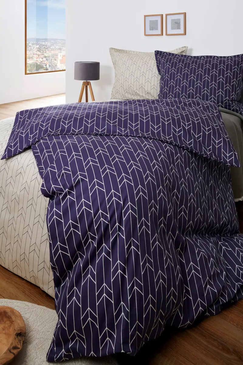 POSTELJINA SATIN 140/200 cm saten plava