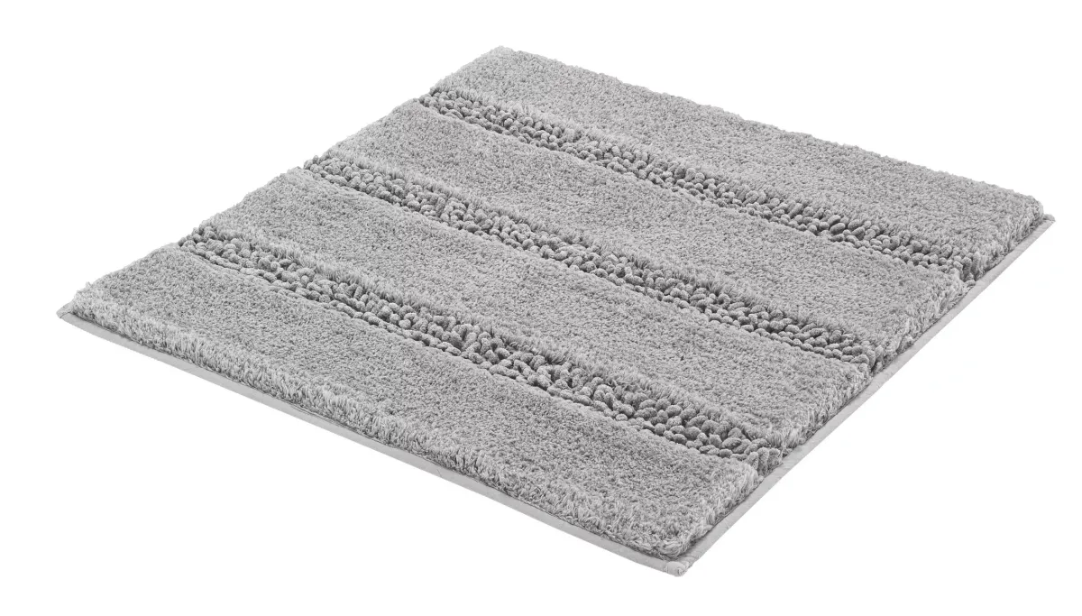 PROSTIRKA ZA KUPATILO MONROVIA srebrna 60/60 cm