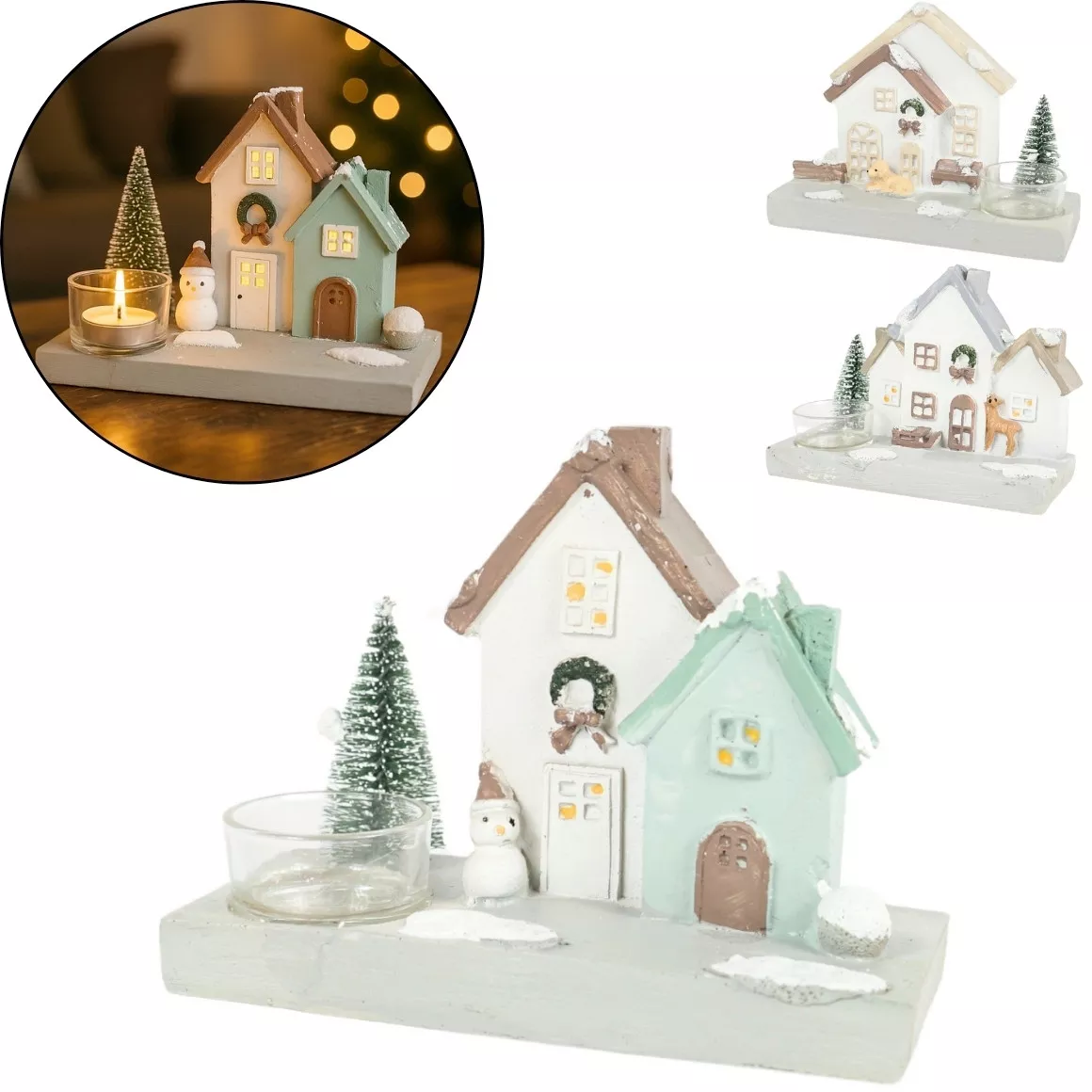 SET DRŽAČA ZA ČAJNE SVEĆICE