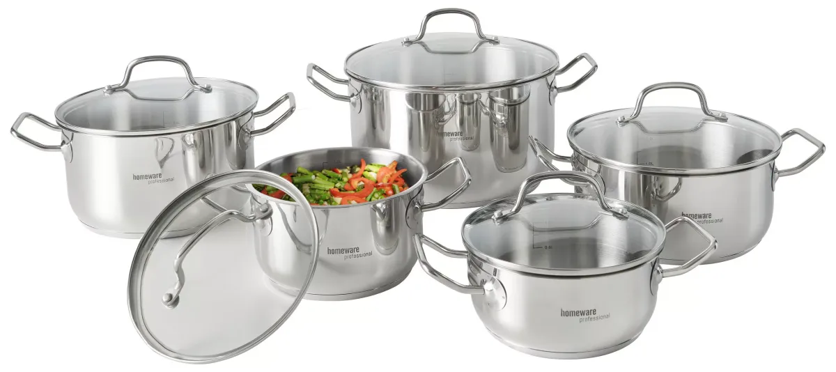 SET ŠERPI nerđajući čelik 5 delova