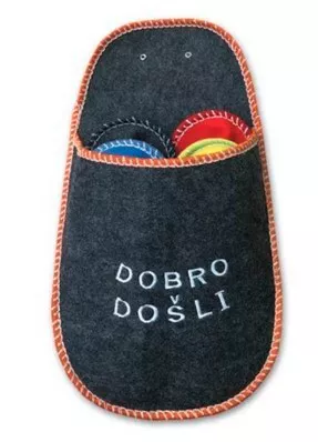 SET PAPUČA ZA GOSTE višebojna