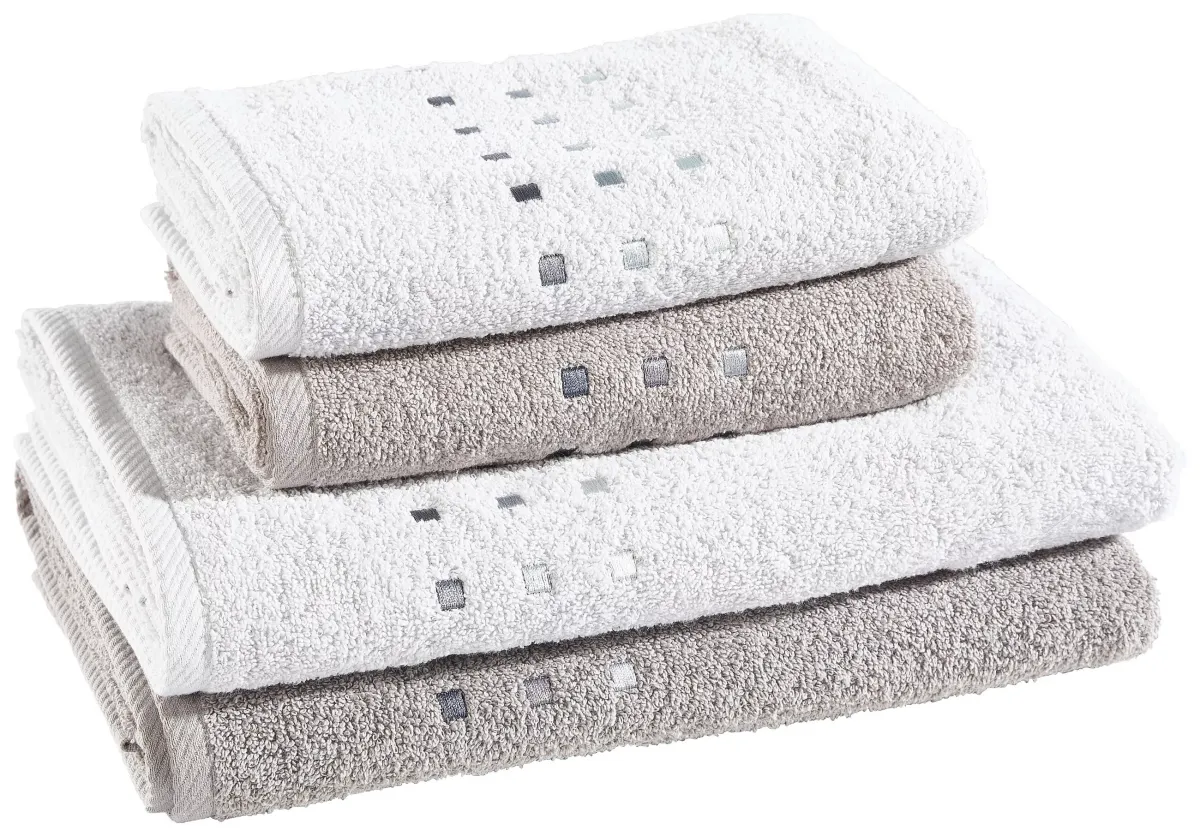 SET PEŠKIRA QUATTRO antracit, srebrna 50/100 cm