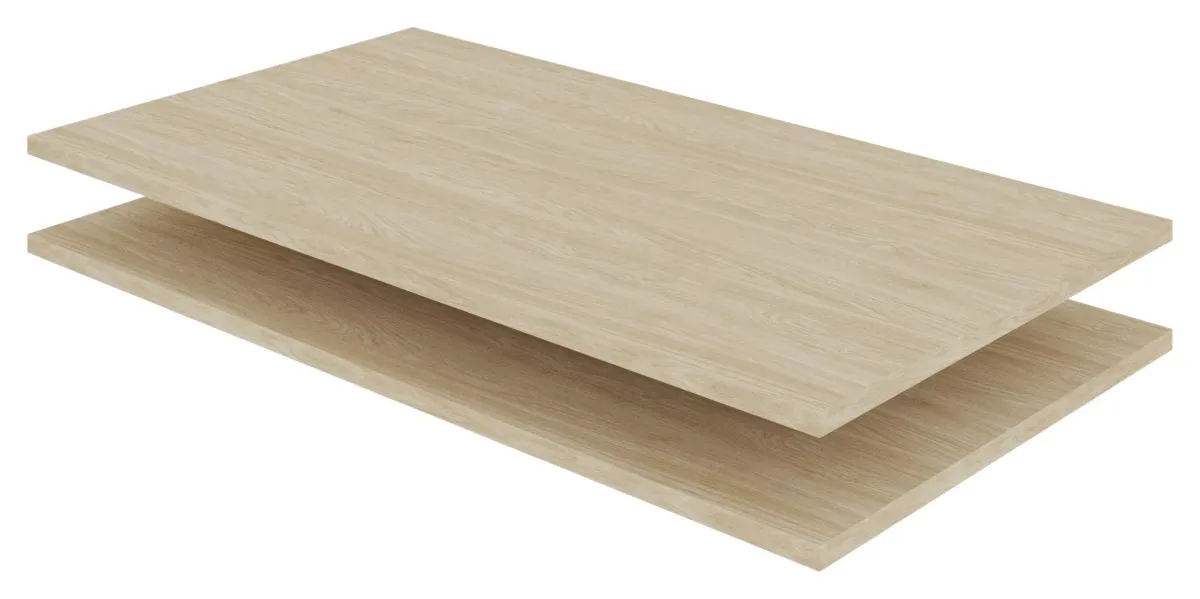 SET POLICA ZA ORMAR boja hrasta 87,9/1,8/55,1 cm