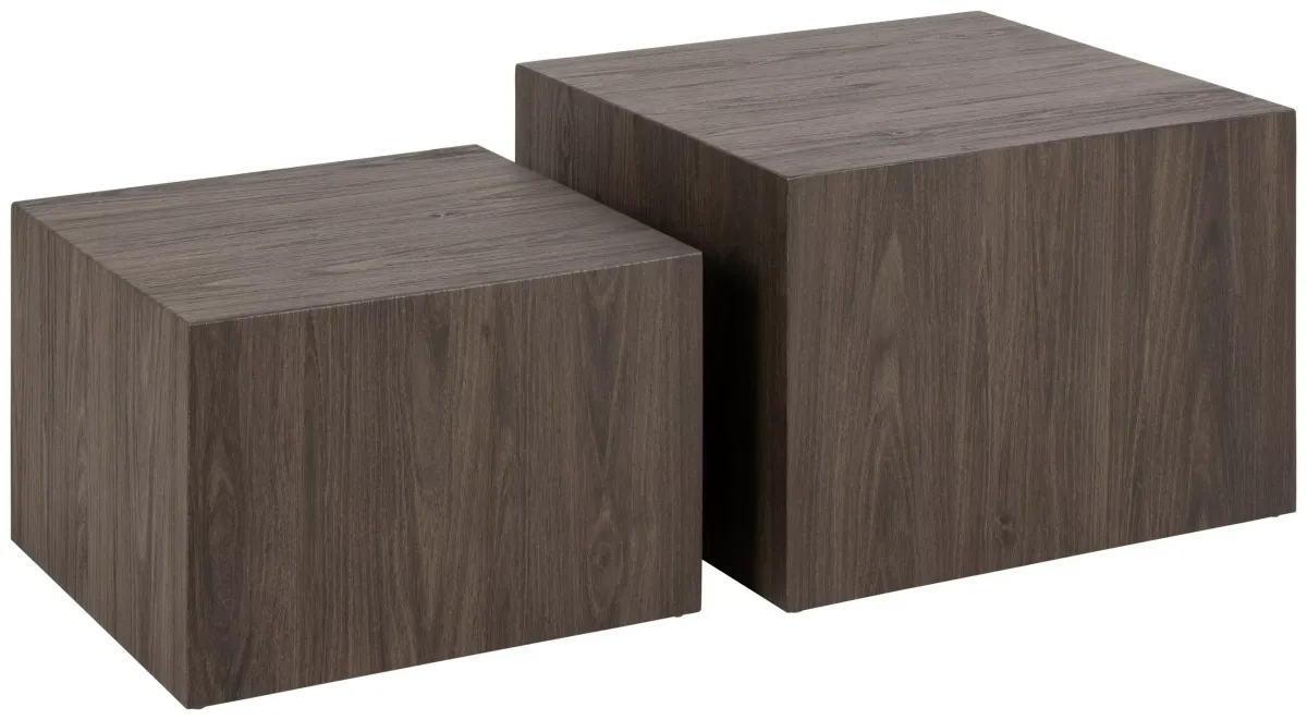 SET STOČIĆA ZA KAFU tamnobraon