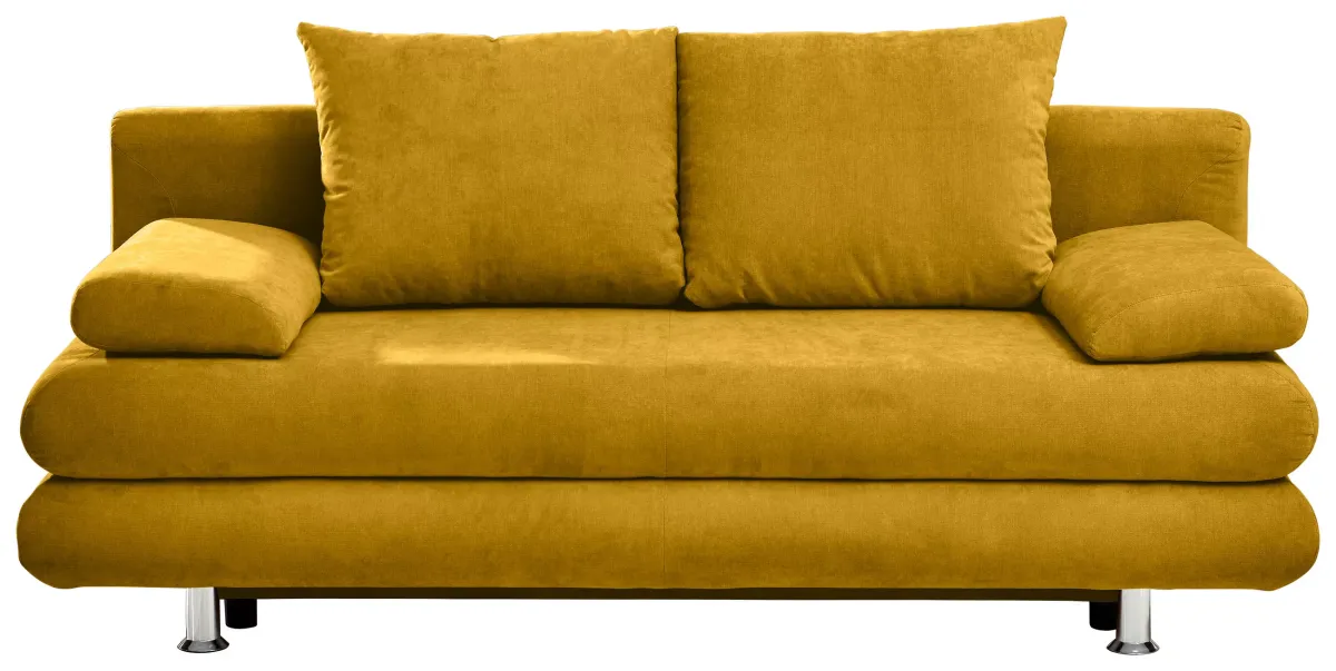 SOFA LEŽAJ senf žuta