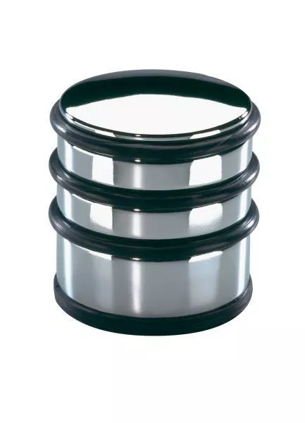 STOPER ZA VRATA crna, srebrna metal, plastika