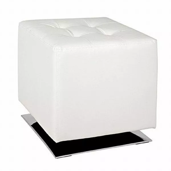 TABURE 40/42/40 cm bela, boja hroma