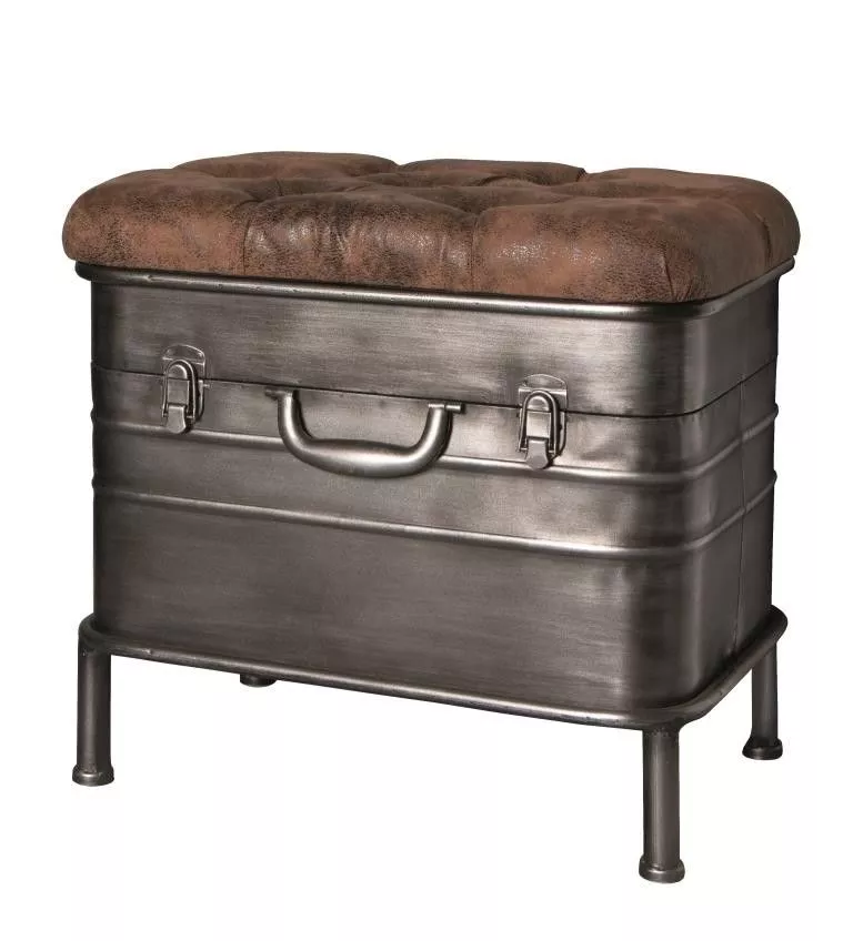 TABURE KLUPA 51/48/34 cm antracit, braon