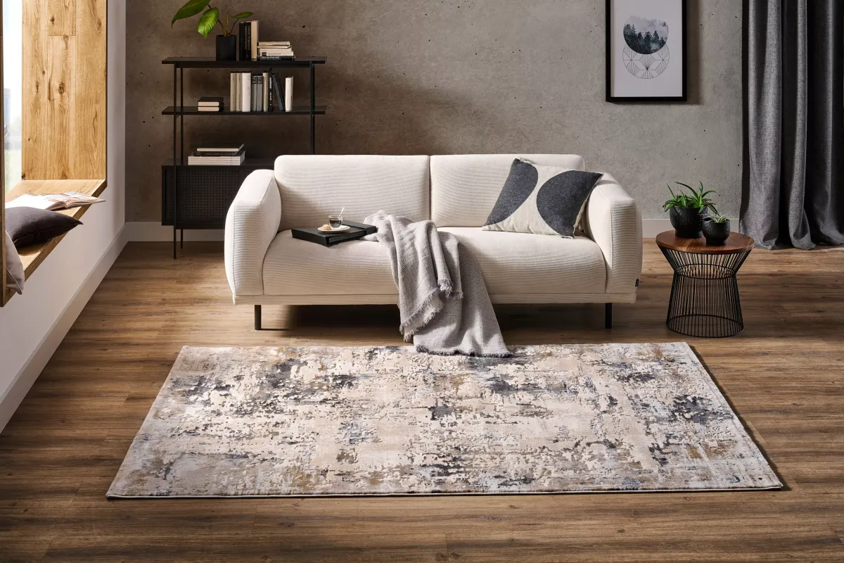 TKANI TEPIH ELEGANCE 80X150 CM siva, bež