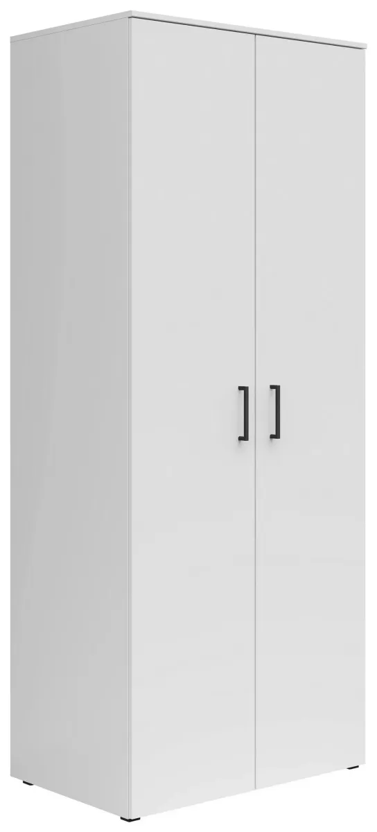 VIŠENAMENSKI ORMAR bela 80/195/52 cm