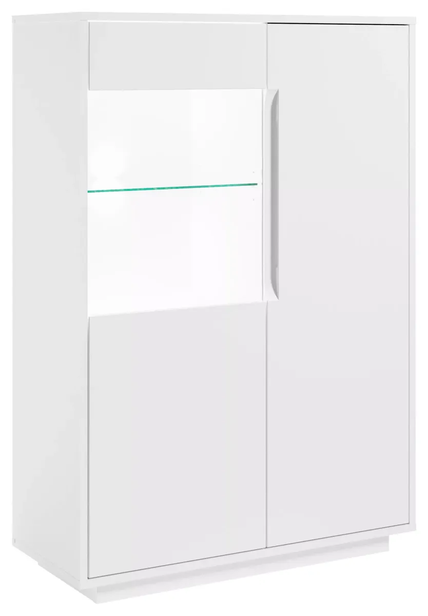VISOKA KOMODA 90/130/38 cm bela