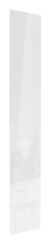 VRATA bela visoki sjaj 45,3/234,8/1,8 cm