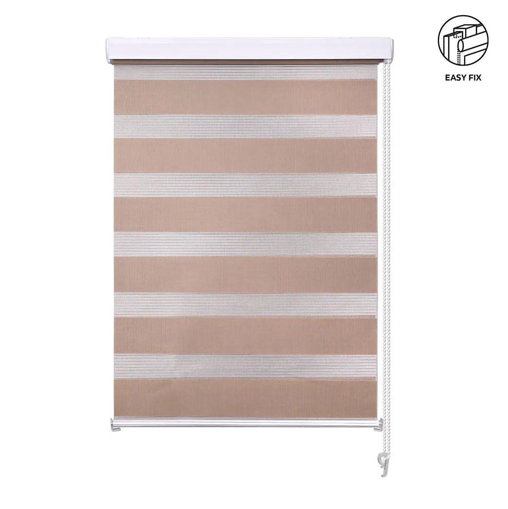 ZEBRA ZAVESA braon tekstil