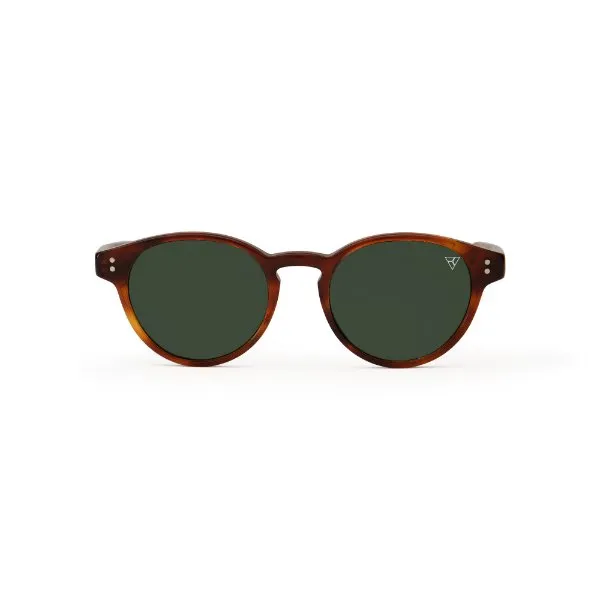 Hyperlight Eyewear Brown, Green lenses