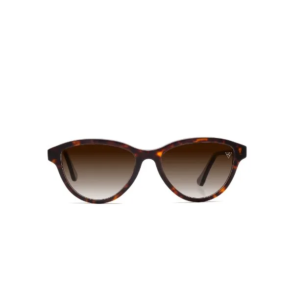 Hyperlight Eyewear Women, Dark Havana, Brown gradasol