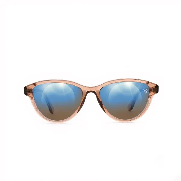 Hyperlight Eyewear Women, Light brown, Blue mirror