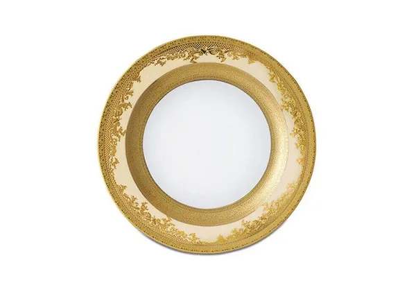 ROYAL GOLD BEŽ tanjir za hleb, 6 komada
