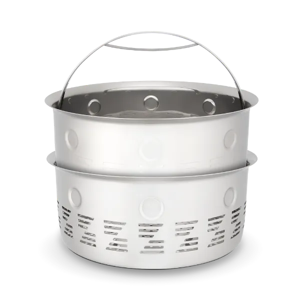 Zepter  basket for steam cooking without fat and water in Zepter pots, 4.0 liters, Ø 18 cm