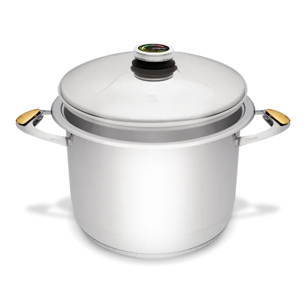 Zepter cookware for cooking without fat and water - 12 l pot, Ø 28 cm
