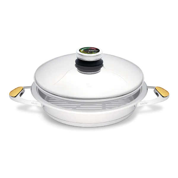 Zepter cookware for cooking without fat and water - Grill pan 3.0 l Ø 28 cm H 5.7 cm