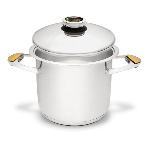 Zepter cookware for cooking without fat and water - pot 9.0 l Ø 24 cm h 21 cm