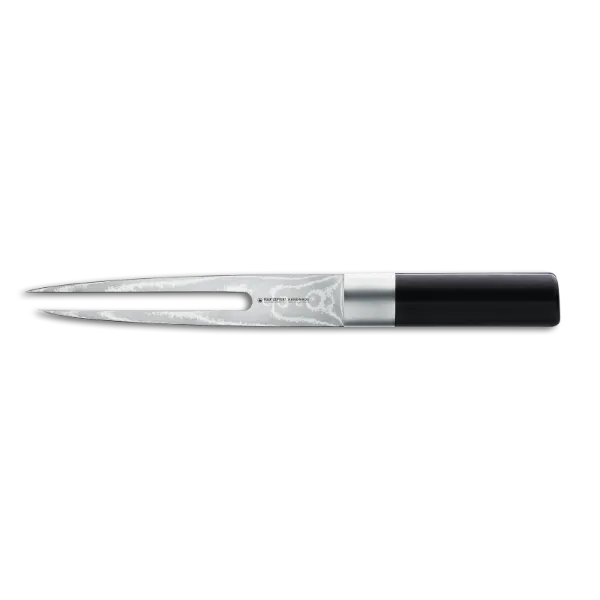 Zepter knife Absolute ML - meat fork, handcrafted from Japanese Damascus steel, Felix Solignen, blade 18 cm