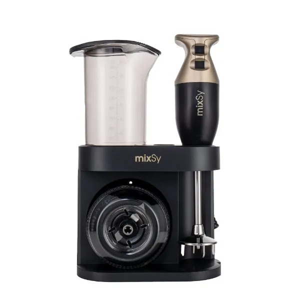 Zepter MixSy® multifunctional mixer - two operating modes up to 12 thousand. and up to 17 thousand rpm, 4 interchangeable tips - mincer, meat mincer, beater and whisk