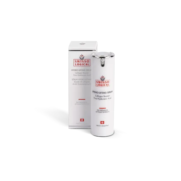Zepter Swisso Logical moisturizing and lifting serum - biomimetic peptides with pure hyaluronic acid, paraben-free, hypoallergenic (30 ml)