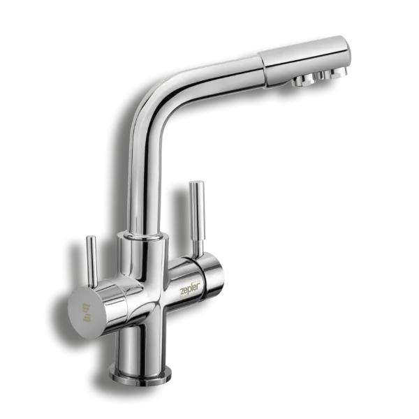 Zepter three-way faucet - Pearl